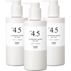 해피바스 PH4.5 약산성 쑥 여성 청결제, 3개