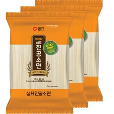 샘표 오리지날 진공소면, 3kg, 3개