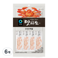 대상 청정원 맛선생 해물 스틱, 80g, 6개