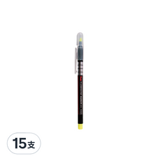 Pentel 飛龍文具 螢光筆套組, 1.0至3.5毫米筆尖，顏色鮮明亮麗，標記重點超顯眼，辦公筆記好幫手, 黃色, 15支