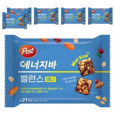 포스트 밸런스 미니 에너지바, 231g, 6개