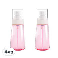 DM 뷰티 클렌징 로션 공병 60ml, 라이트 핑크, 4개입