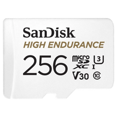 SanDisk 高耐寫度 microSD記憶卡, 256GB, 1個