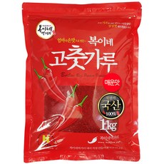 복이네먹거리 국산 햇고추가루 김치 / 김장용 매운맛, 1kg, 1개