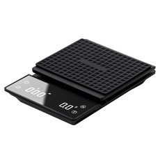 키볼리 타이머 계량 커피저울, 블랙, KIV-CMS01, 1kg