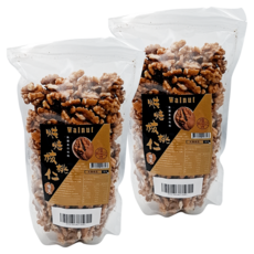 SUNFOOD 太禓食品 加大無調味低溫烘焙核桃仁堅果, 600g大包裝，原味無調味，嚴選進口核桃，大顆酥脆, 600g, 2包