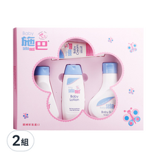 sebamed 施巴 嬰幼兒小四件禮盒 Set, 德國原裝進口, 溫和不刺激, 2組