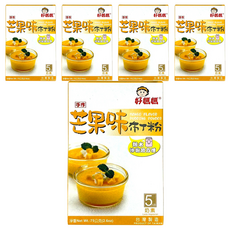 FAIRSEN 惠昇食品 好媽媽 芒果布丁粉 75公克 - 簡易製作, 口味清爽, 奶素者可用, 台灣製造, 75g, 5盒