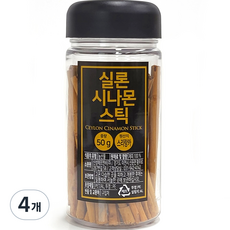 실론 시나몬 스틱, 50g, 4개