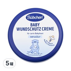 Bubchen 貝臣 萬用護膚膏, 氧化鋅隔絕髒污, 修護舒緩, 改善粗糙乾燥肌膚, 維他命B5保濕, 無防腐劑, 無類固醇, 無礦物油, 150ml, 5罐