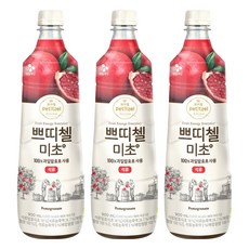 CJ petitzel 美酢石榴果醋, 900ml, 3瓶