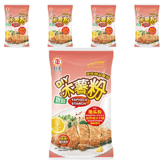 日正食品 寶島木薯粉 1000g, 精選食材 細緻研磨製成, 適合油炸料理 炒菜 湯品, 1kg, 5包