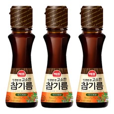 해표 고소한 참기름, 55ml, 3개