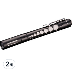 Nitecore LED 筆燈黑色, 2個, MT06MD