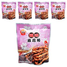 福味 手工麻花捲, 原味黑糖口味, 75g, 5包
