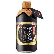 萬家香 零添加黑豆醬油 450毫升, 無麩質, 不含糖分, 450ml, 1瓶