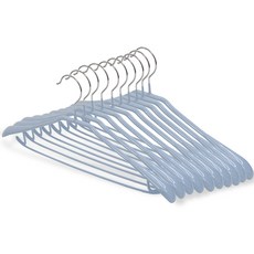 제이밀 심플 논슬립 정장 옷걸이, 헤이즈블루, 10개