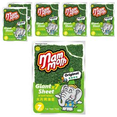 Mam Moth MM象 泰式烤海苔 經典原味, 巨型7倍大片, 42g, 6袋