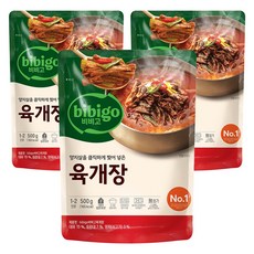 CJ 辣牛肉湯調理包, 500g, 3包