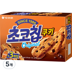 오리온 초코칩쿠키, 192g, 5개