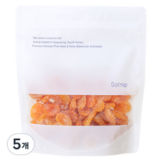 솔닙 달콤하고 향긋한 건살구, 180g, 5개