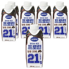 Altive 素食蛋白質 巧克力, 6個, 250ml