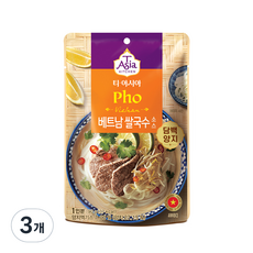 티아시아키친 베트남 쌀국수 소스 담백 양지, 90g, 3개