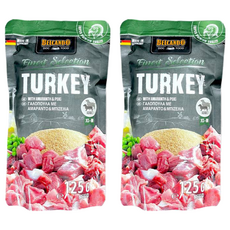 Belcando 鮮肉包 火雞口味 犬用主食 (含莧菜和豌豆) 125克, 雞肉, 125g, 2包