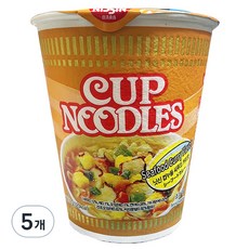 닛신 컵누들 씨푸드 커리맛 71g, 5개
