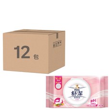 Kleenex 舒潔 女性濕式衛生紙, 40張, 12包