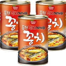동원 김치찌개용 꽁치 통조림, 300g, 3개