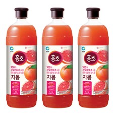 청정원 홍초 자몽, 1.8L, 3개