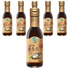 청정원 프리미엄 굴소스, 260g, 6개
