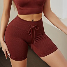 페더포미 여성용 슬림핏 운동복 반바지 하의