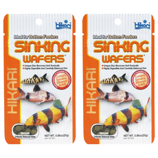Hikari 高夠力 鼠科魚飼料, 沉水性, 25g, 適用於鼠魚、鰍科類和其它小型底棲性魚類, 2包