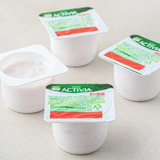 풀무원 다논 액티비아 컵딸기 4개입, 80g, 1개