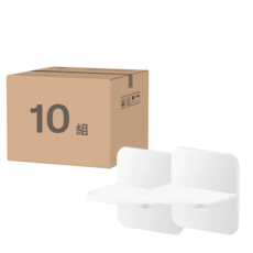 家具固定器防倒固定器, 距離可調 耐用牢固 貼合不鬆動, 白色, 10組