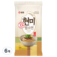 샘표 현미 쌀소면, 800g, 6개