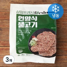삼양프레시 언양식불고기 (냉동), 900g, 3개