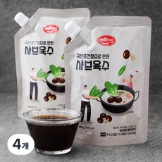 델링 국산콩간장으로 만든 샤브육수, 300g, 4개