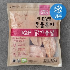 참프레 동물복지 IQF 닭가슴살 (냉동), 650g, 1개