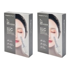Neogence 霓淨思 無針水光維他命C美白面膜 Set, 首創無針水光科技, 乙基維他命C, 傳明酸, 5片, 2盒