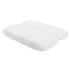 알뜰리빙 흡착식 PU방수 욕실 욕조 힐링 마사지 독서 푹신한 스파 베개, 화이트, 1개