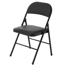 접이식 의자-추천-코멧 쿠션 접이식의자, 블랙