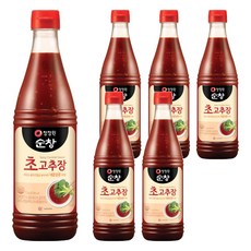 청정원순창 초고추장, 1kg, 6개