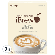 맥널티 아이브루 예가체프 라떼 커피믹스, 14g, 30개입, 3개