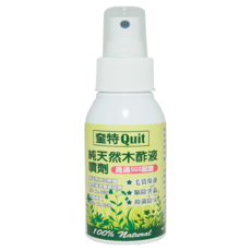 奎特Quit 木酢液噴劑(80ml) 寵物天然防蚊蟲噴霧，除臭抗菌，溫和呵護毛孩肌膚, 1入