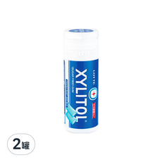 XYLITOL 木糖醇無糖口香糖, 清新薄荷口味，含高濃度木醣醇, 26.1g, 2罐