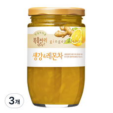 복음자리 생강 & 레몬차, 500g, 1개입, 3개