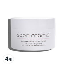 순마마 비건 새싹 리제너레이팅 크림, 100ml, 4개